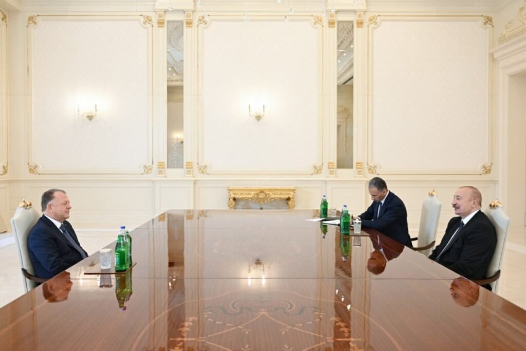 Prezident İlham Əliyev Beynəlxalq Cüdo Federasiyasının prezidentini qəbul edib