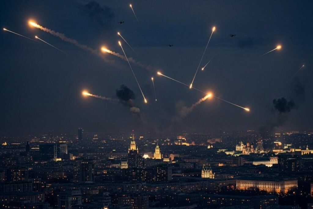 Moskvaya kütləvi dron hücumu: 195 PUA-nın vurulub