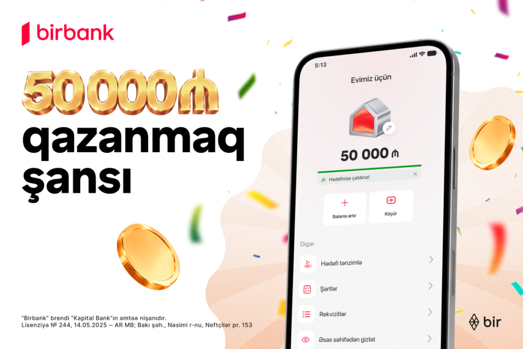 “Birbank”dan “Yığ və qazan” lotereyası: 507 qalib pul mükafatı qazanacaq