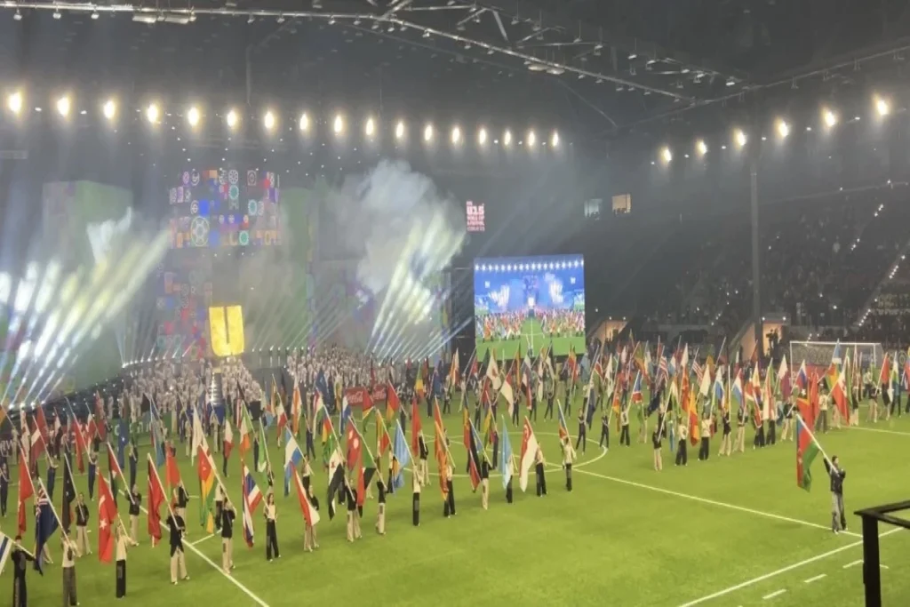 Bakıda FIFA U-15 dünya çempionatı və festivalının açılışı keçirilib